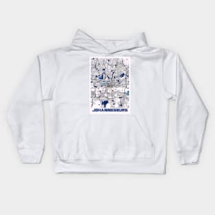 Johannesburg - South Africa MilkTea City Map Kids Hoodie